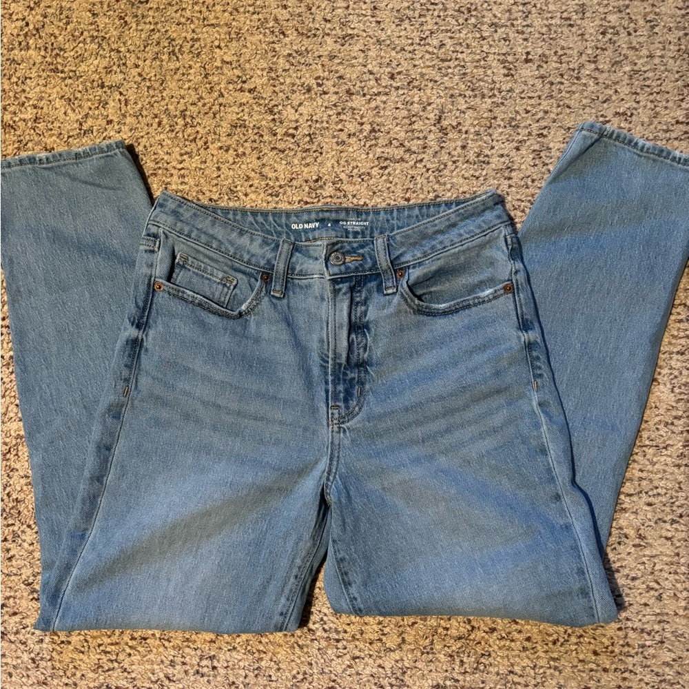 Old Navy Light Blue Women's Straight Leg Jeans
